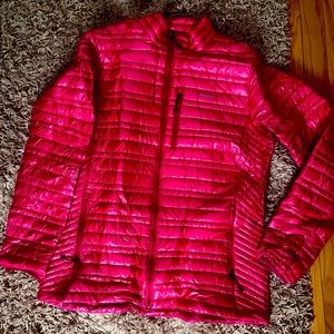 Patagonia Womens Ultralight Down Jacket, size XL, Craft Pink